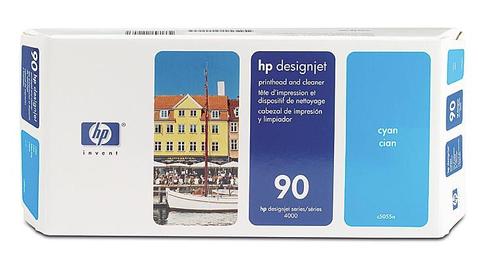HP No.90 Cyan Printhead and Cleaner (C5055A)