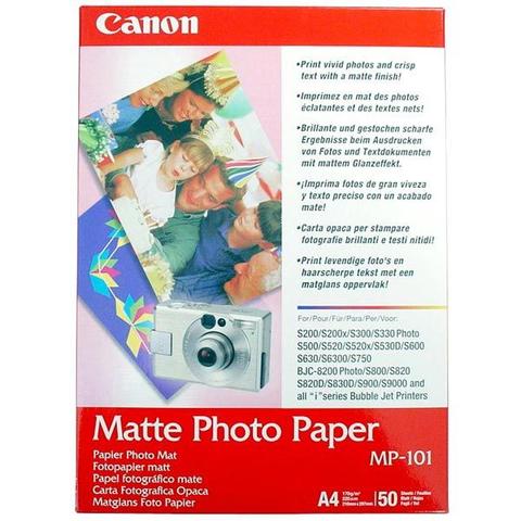Canon MP-101 A4 Matte Photo Paper - 50 Sheets