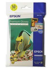 Epson 100x150mm Premium Glossy Photo Paper 50 Sheets (S041729)