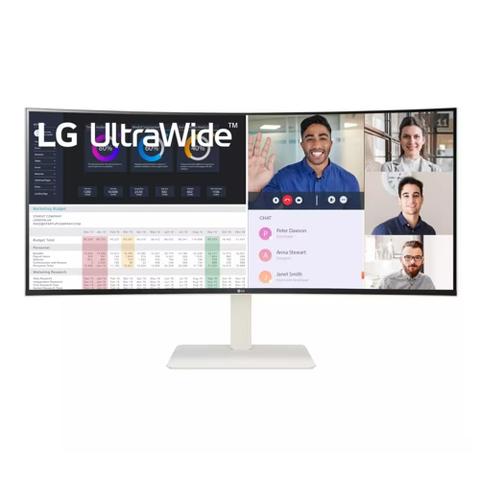 LG 38WR85QC-W 38" QHD+ 144Hz Ultra Wide Curved Monitor with USB C