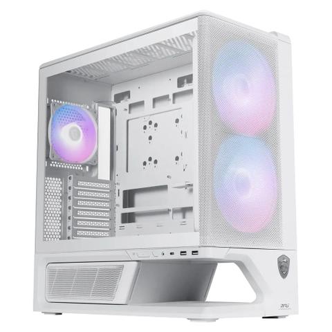 MSI MPG VIXTA 300R AIRFLOW PZ Tempered Glass Mid-Tower ATX Case - White
