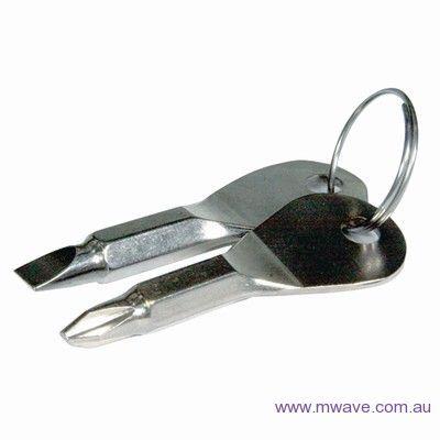 Keyring Screwdriver Set - Slotted & Phillips Driver