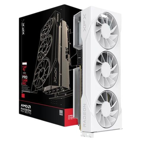 XFX AMD Radeon RX 9070 GRE Swift Triple Fan Gaming Edition 12GB GDDR6 Video Card - White