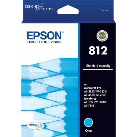 Epson 812 - Std Capacity DURABrite Ultra - Cyan