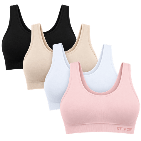Women's SmoothFit Padded Bra 4 Pack - The Mix