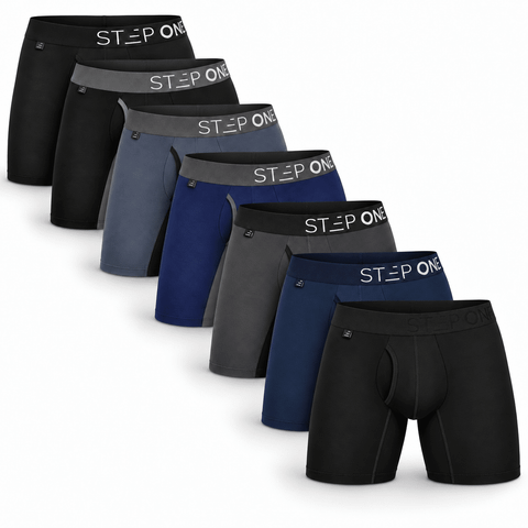 Boxer Brief Fly 7 Pack - Darks Week