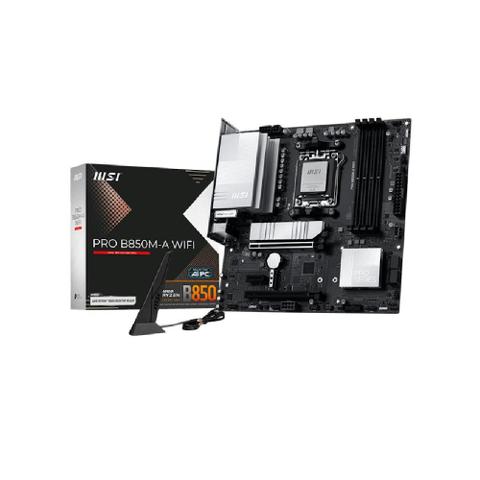 MSI PRO B850M-A WiFi AM5 mATX Desktop Motherboard