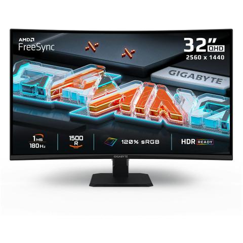 EX-DEMO Gigabyte GS32QCA - 31.5" Curved 180Hz VA Gaming Monitor