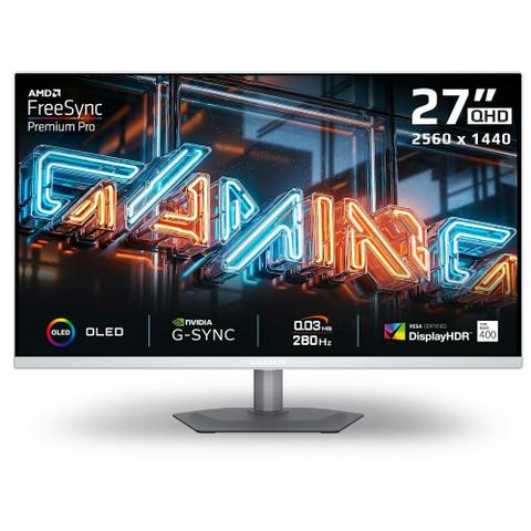 EX-DEMO Gigabyte MO27Q2A ICE QD-OLED - 27" 1440p 280Hz 0.03ms Gaming Monitor