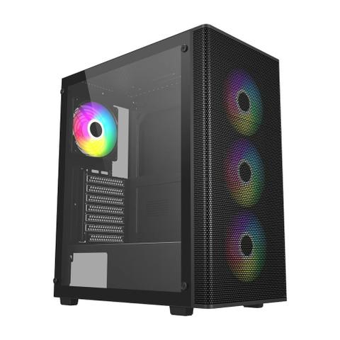 EX-DEMO FSP M220 ARGB Mid Tower Case (Black)