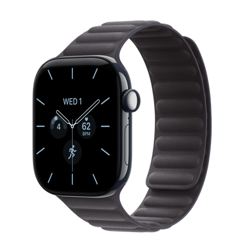 Apple Watch Series 12 GPS + Cellular, 42mm Night Blue Ceramic Case with Midnight Magnetic Link