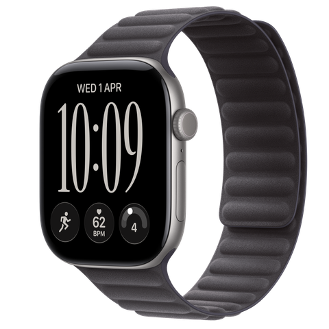 Apple Watch Series 12 GPS, 46mm Space Grey Aluminium Case with Midnight Magnetic Link