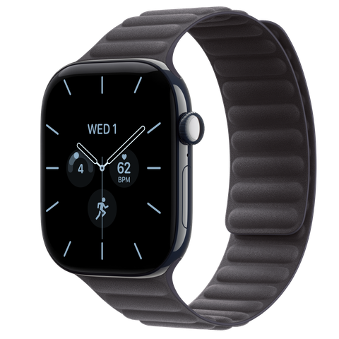 Apple Watch Series 12 GPS + Cellular, 46mm Night Blue Ceramic Case with Midnight Magnetic Link
