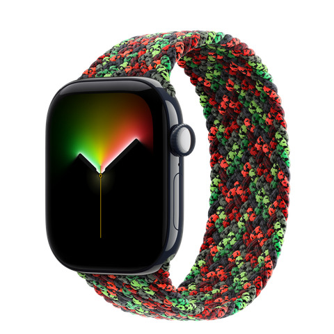 Apple Watch Series 12 GPS + Cellular, 42mm Night Blue Ceramic Case with Black Unity Braided Solo Loop — Unity Connection