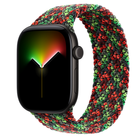 Apple Watch Series 12 GPS, 46mm Black Aluminium Case with Black Unity Braided Solo Loop — Unity Connection