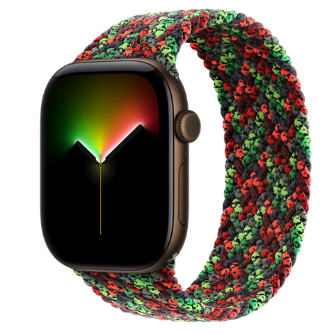 Apple Watch Series 12 GPS, 46mm Dark Bronze Aluminium Case with Black Unity Braided Solo Loop — Unity Connection