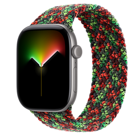 Apple Watch Series 12 GPS, 46mm Space Grey Aluminium Case with Black Unity Braided Solo Loop — Unity Connection