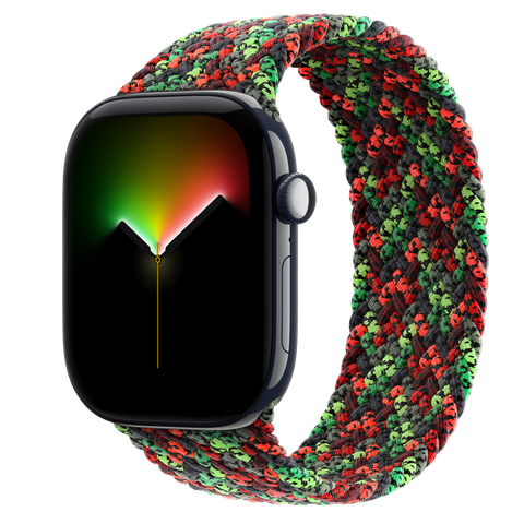 Apple Watch Series 12 GPS + Cellular, 46mm Night Blue Ceramic Case with Black Unity Braided Solo Loop — Unity Connection